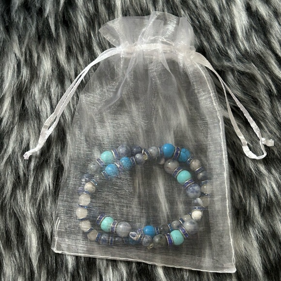 Sodalite Crystal Bracelet-Genuine - Picture 4 of 4